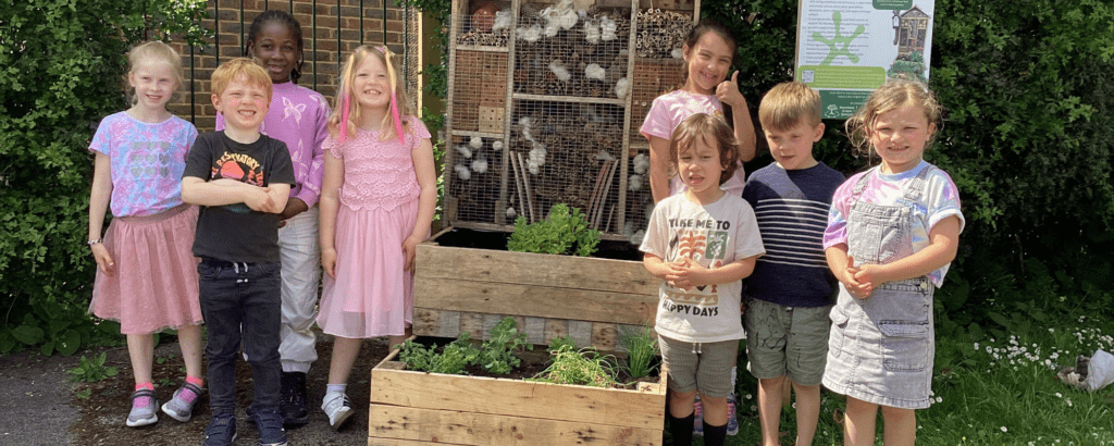 A group of young participants in Sussex Green Living sessions